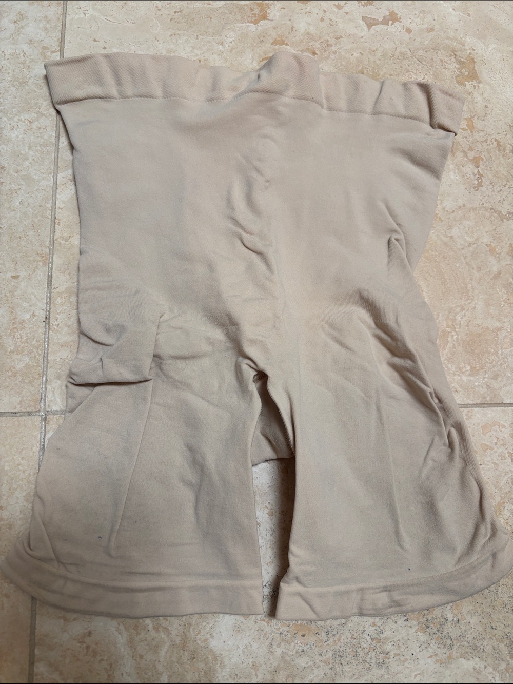 Skims Beige Shapewear Shorts - High Waist